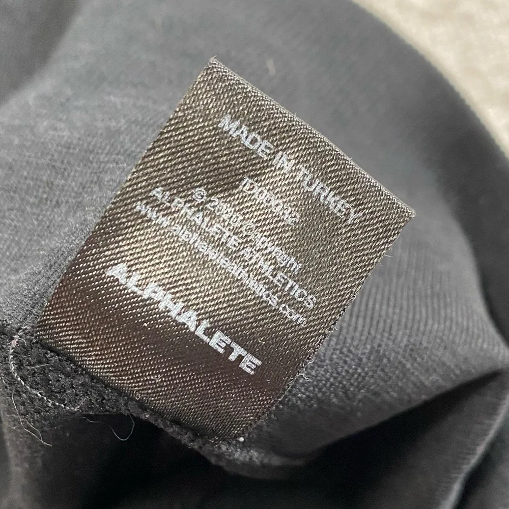 Alphalete Black Heathered Leggings (M) SEE DESC